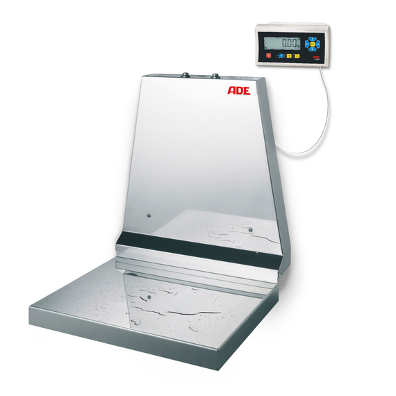ADE Wandwaage mit Eichzulassung, Terrex-N-IP + STAN07, 150 kg