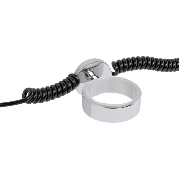 Aliseo Hotel Haartrockner Chromo mit Ring-Wandhalterung