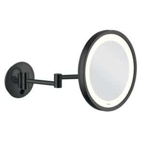 Aliseo LED City Light Kosmetikspiegel mit Doppel-Schwenkarm - Schwarz
