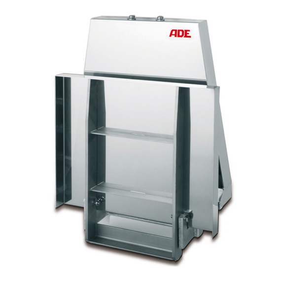 ADE Wandwaage mit Eichzulassung, Terrex-N-IP + STAN07, 150 kg