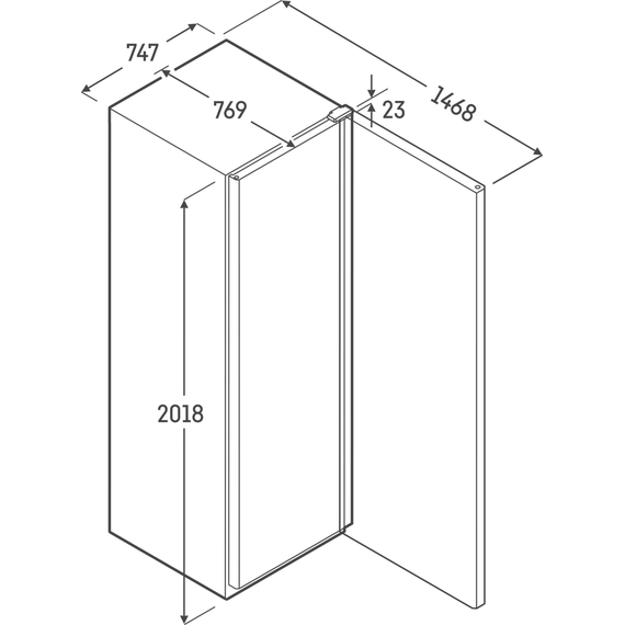 Liebherr FRFCvg 6501 Perfection Kühlschrank mit Umluftkühlung