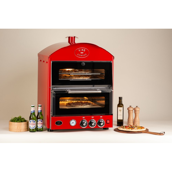Neumärker King Edward Vintage Pizzaofen PK1W mit Warmhaltefach