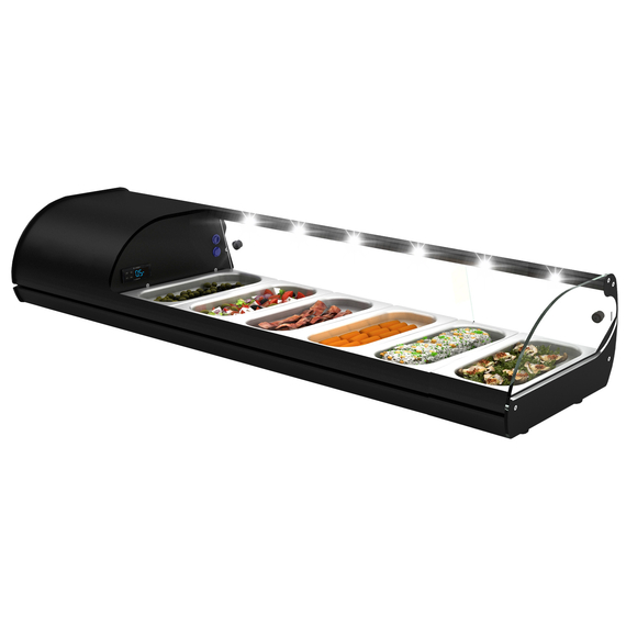 Neumärker Royal Cooling Tapas 6 Kompressor links 6x GN 1/3 x 40 mm
