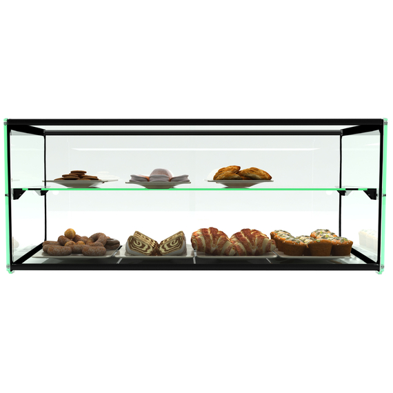 Neumärker Show-Vitrine Neutral EP36D Display für Lebensmittelpräsentation