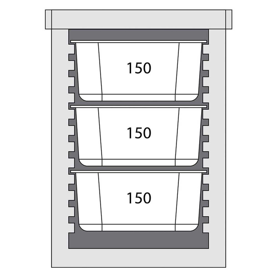 EPP Thermobox Frontlader, Nutzinhalt 93 Liter, schwarz