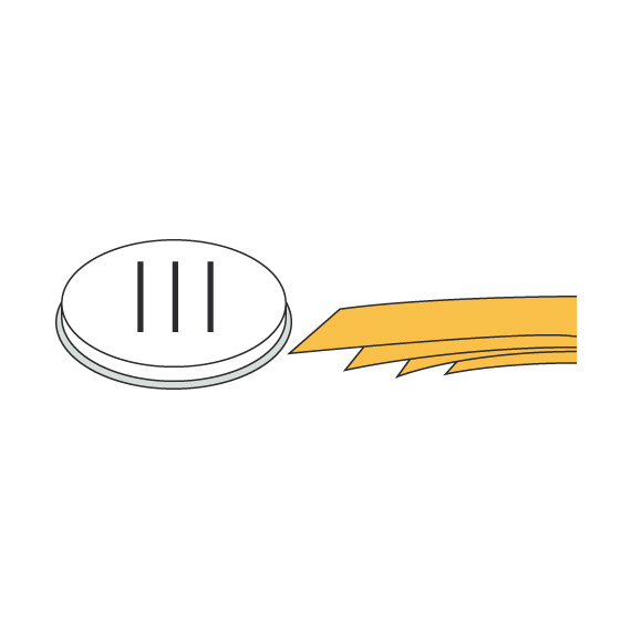 Neumärker Pasta-Scheibe Ø 50 mm Pappardelle für Nudelmachine PF15E