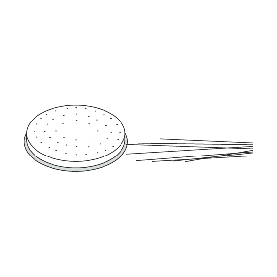Neumärker Pasta-Scheibe Ø 57 mm Capelli d'Angelo für Nudelmachine PF25E/PF40E