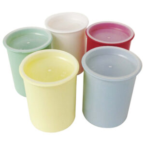 Neumärker Steamblend Portionsbecher-Set 50 Stück | wiederverwendbar | mehrfarbig