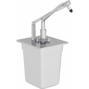 Saucenspender mit Pumpe GN 1/6 (200 mm), 3 Liter