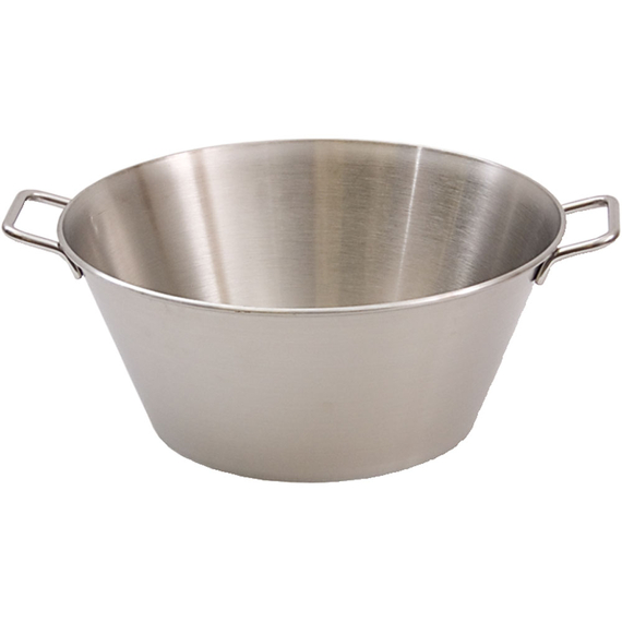 Küchenschüssel mit Griffen, seidenmatt, Ø 45 cm, 21 Liter
