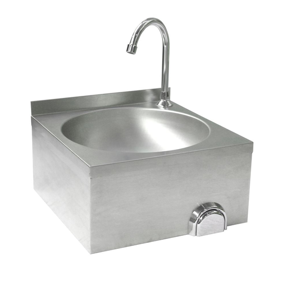Hendi Waschbecken mit Kniebedienung, 400x428x(H)406mm