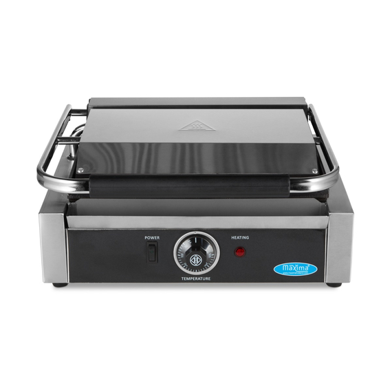 Maxima Gastro Kontaktgrill - Gerillt - Einzelgrillplatte - 33,5 cm