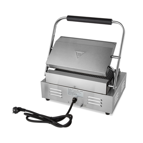 Maxima Gastro Kontaktgrill - Gerillt - Einzelgrillplatte - 33,5 cm