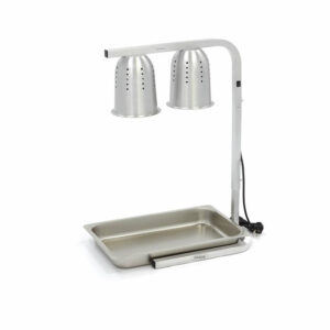 Maxima Gastro Wärmelampe - 2 Lampen - inkl. Lampen und 1 x 1/1 GN -Behälter