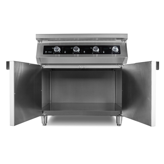 Maxima Gastro Induktionskocher 700 – 4 Brenner – 17000W – mit Untergestell
