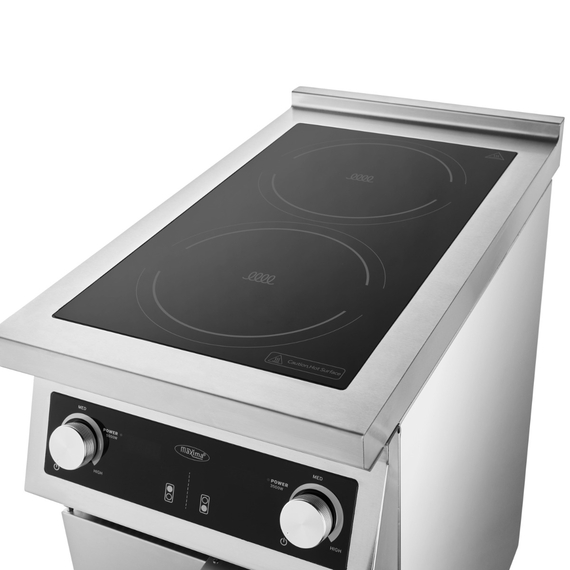 Maxima Gastro Induktionskocher 700 – 2 Brenner – 8500W – mit Untergestell