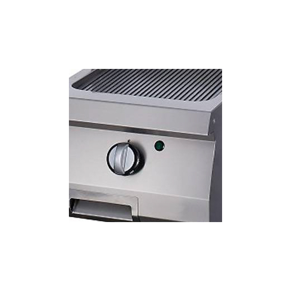 Maxima Gastro Heavy Duty Grillplatte - Gerillt - Einzeleinheit - 70 cm Tief - Gas