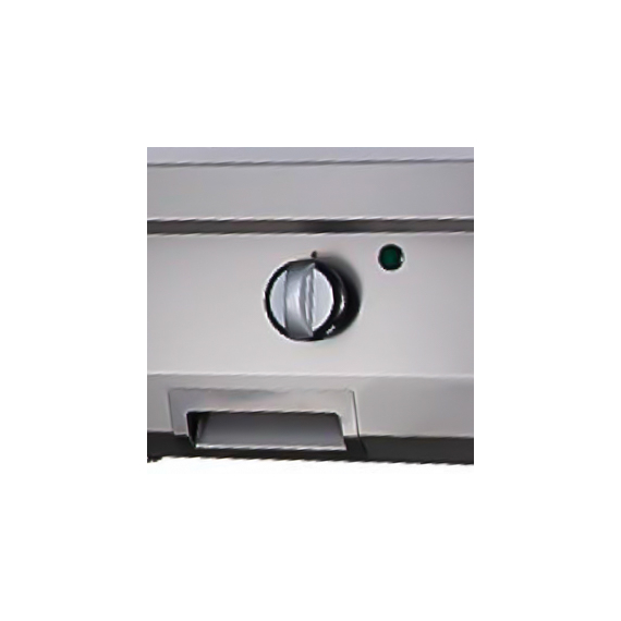 Maxima Gastro Heavy Duty Grillplatte - Glatte Chrom - Einzeleinheit - 70 cm Tief - Gas