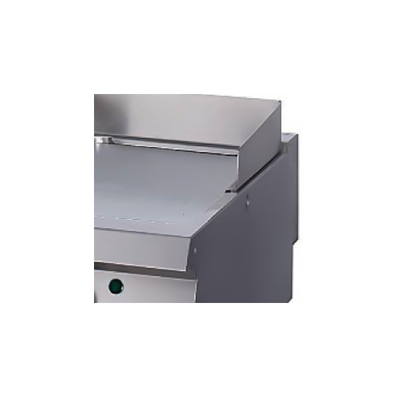 Maxima Gastro Heavy Duty Grillplatte - Glatte Chrom - Einzeleinheit - 70 cm Tief - Gas