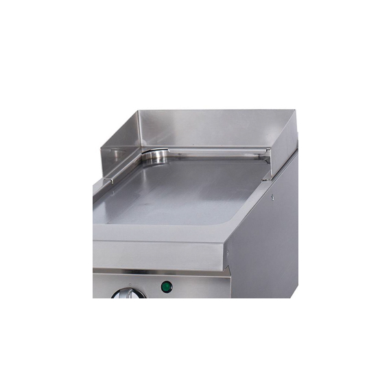 Maxima Gastro Heavy Duty Grillplatte - Glatte Chrom - Einzeleinheit - 70 cm Tief - Elektrisch