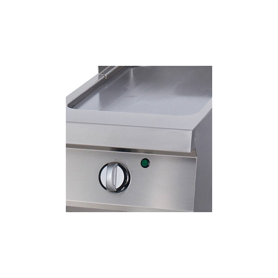 Maxima Gastro Heavy Duty Grillplatte - Glatte Chrom - Einzeleinheit - 70 cm Tief - Elektrisch