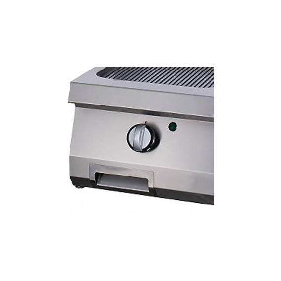 Maxima Gastro Heavy Duty Grillplatte - Gerilltes Chrom - Einzeleinheit - 70 cm Tief - Gas