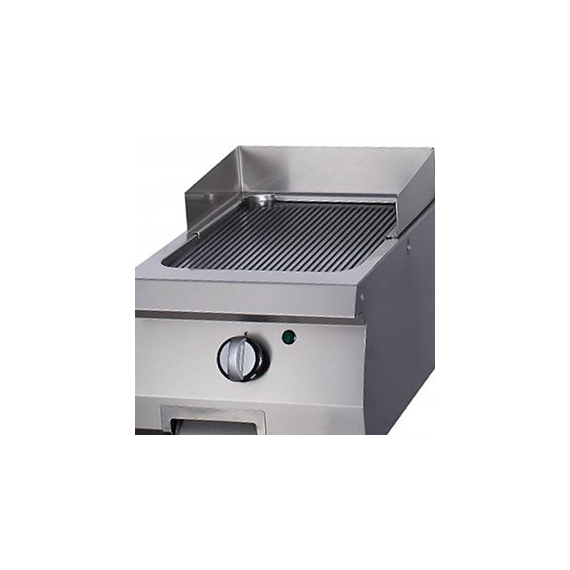 Maxima Gastro Heavy Duty Grillplatte - Gerilltes Chrom - Einzeleinheit - 70 cm Tief - Gas