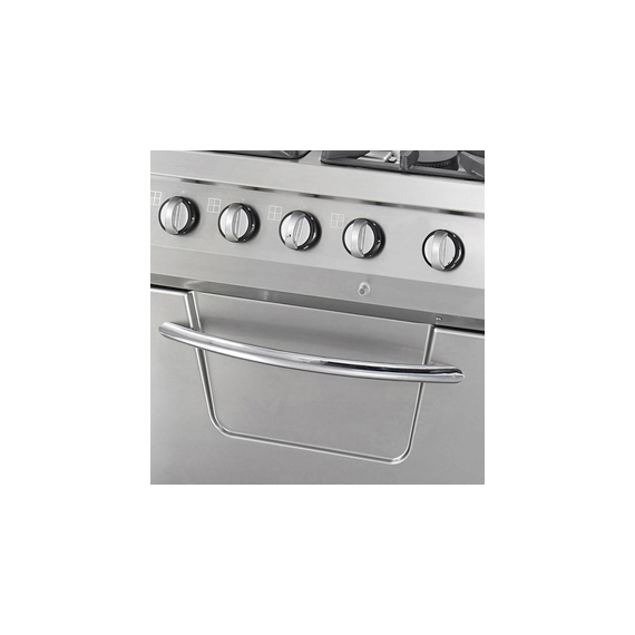 Maxima Gastro Heavy Duty Herd - 4 Brenner - Doppeleinheit - 70 cm Tief - 37 kW - Gas inkl. Ofen