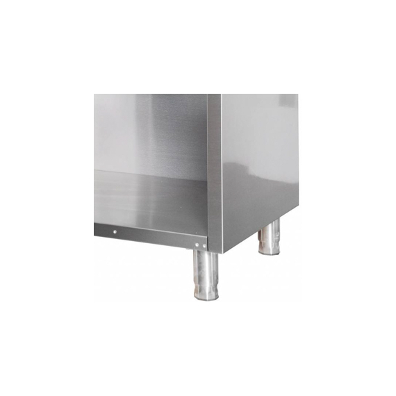 Maxima Gastro Heavy Duty Arbeitsschrank - Doppeleinheit - 70 cm Tief - Offen