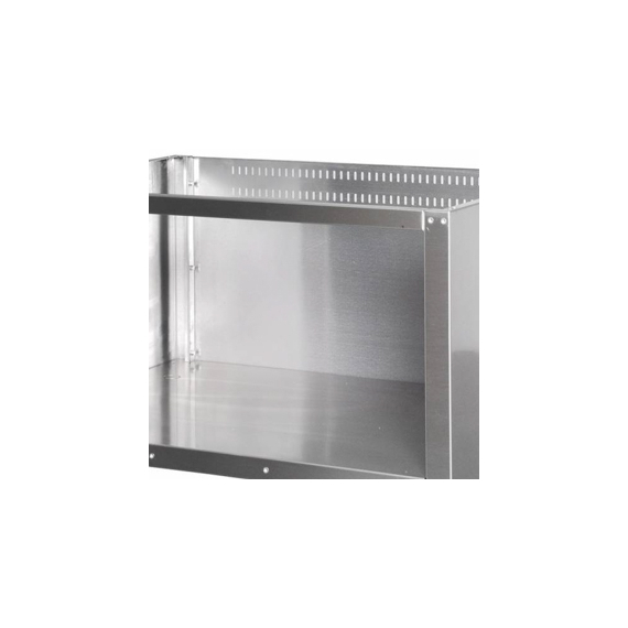 Maxima Gastro Heavy Duty Arbeitsschrank - Doppeleinheit - 70 cm Tief - Offen