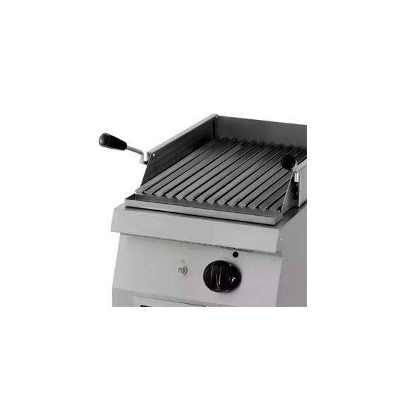 Maxima Gastro Heavy Duty Lavasteingrill - Einzeleinheit - 70 cm Tief - Gas