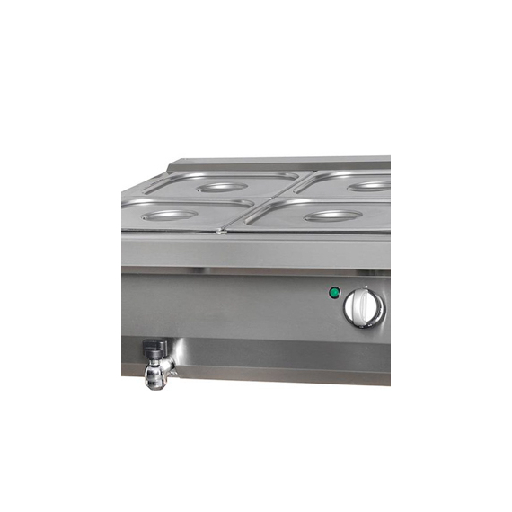 Maxima Gastro Heavy Duty Bain Marie - Doppeleinheit - 70 cm Tief - Elektrisch
