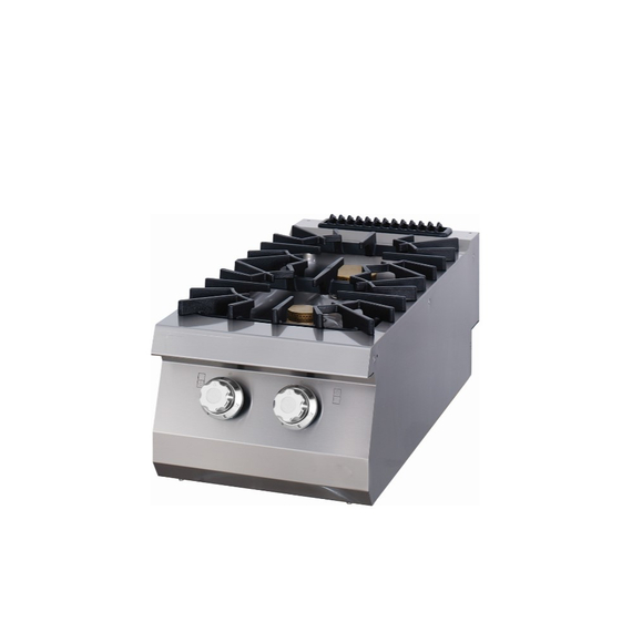 Maxima Gastro Premium Kochfeld - 2 Brenner - Einzeleinheit - 90 cm Tief - Gas