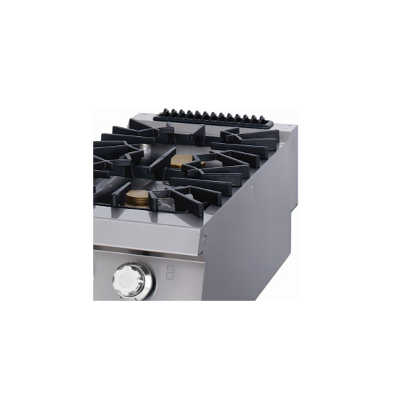 Maxima Gastro Premium Kochfeld - 2 Brenner - Einzeleinheit - 90 cm Tief - Gas