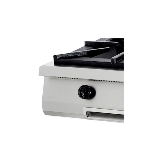 Maxima Gastro Premium Kochfeld - 1 Brenner - Doppeleinheit - 90 cm Tief - Gas