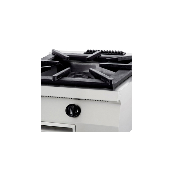 Maxima Gastro Premium Kochfeld - 1 Brenner - Doppeleinheit - 90 cm Tief - Gas