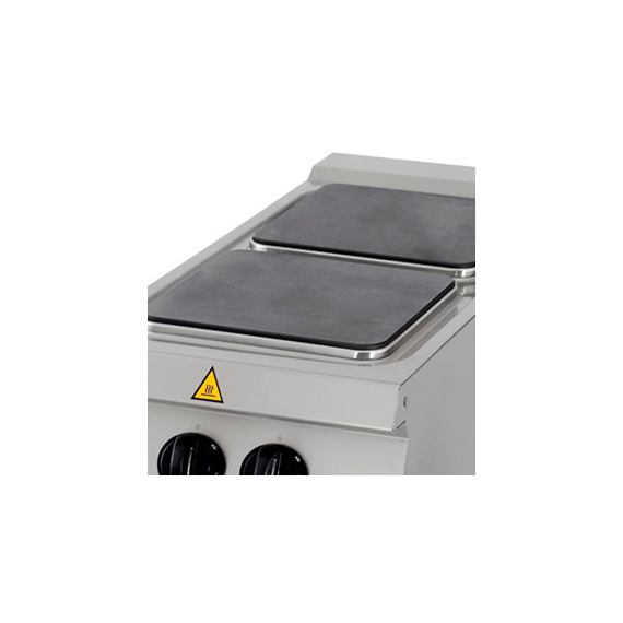 Maxima Gastro Premium Kochfeld - 2 Brenner - Einzeleinheit - 90 cm Tief - Elektrisch