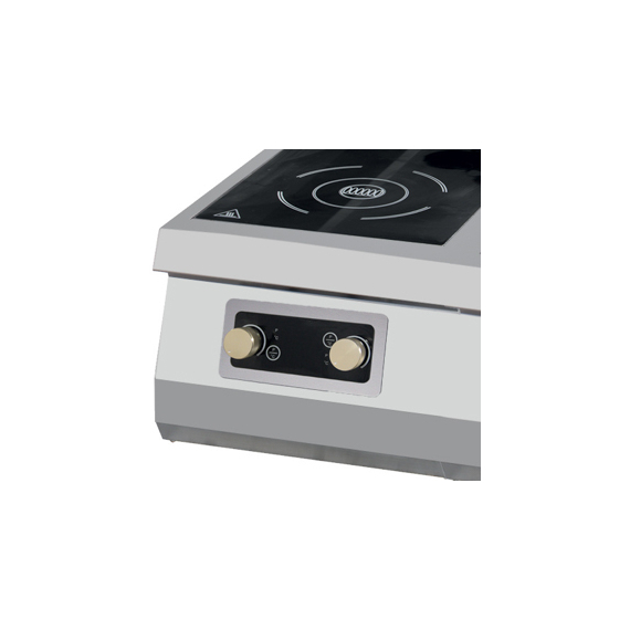 Maxima Gastro Premium Induktionskochfeld - 4 Brenner - Doppeleinheit - 90 cm Tief - Elektrisch