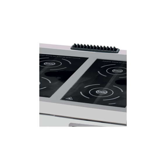 Maxima Gastro Premium Induktionskochfeld - 4 Brenner - Doppeleinheit - 90 cm Tief - Elektrisch