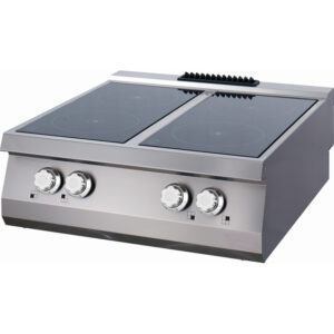 Maxima Gastro Premium Infrarotkochfeld - 4 Brenner - Doppeleinheit - 90 cm Tief - Elektrisch