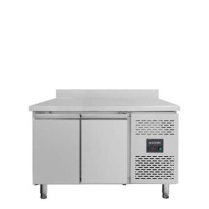 Vaiotec Kühltisch / 2-türig inkl. Aufkantung - Monoblock, 1360 x 700 mm