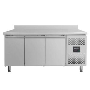 Vaiotec Tiefkühltisch / 3-türig inkl. Aufkantung - Monoblock, 1795 x 700 mm