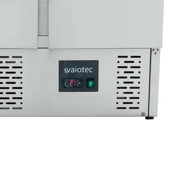 Vaiotec Kühltisch Mini / 2-fach - mit 4 Schubladen, 900 x 700 mm