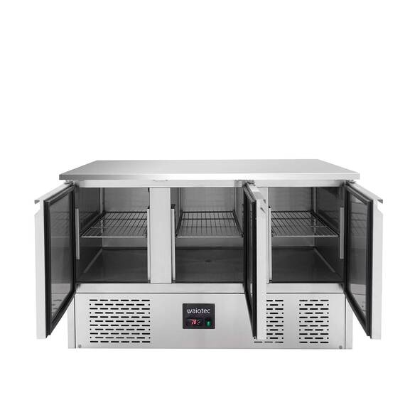 Vaiotec Kühltisch Mini / 3-fach - mit 3 Türen, 1365 x 700 mm