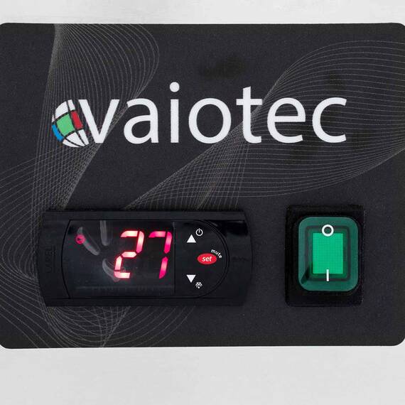 Vaiotec Saladette / 2-fach mit Klappdeckel, 900 x 700 mm