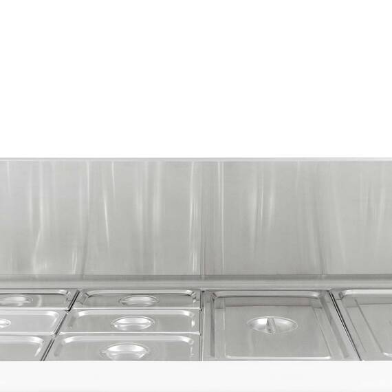 Vaiotec Saladette / 3-fach mit Klappdeckel, 1365 x 700 mm