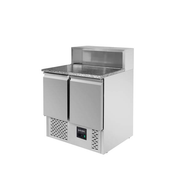 Vaiotec Pizza-Saladette / 2-fach - mit 2 Türen, 900 x 700 mm