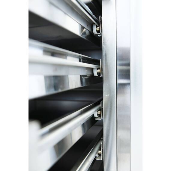 Vaiotec Pizzakühltisch / 2-türig "grau", 1510 x 800 mm