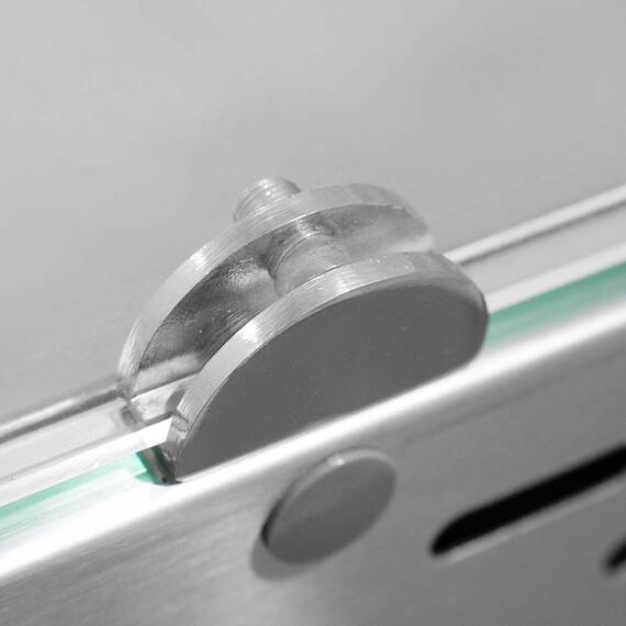 Vaiotec Kühlaufsatz mit Glasabdeckung 5xGN1/3 + 1xGN1/2, 1500 x 395 mm