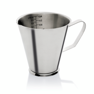 Was Germany Messbecher, auf Fuß, Ø 17,5 cm, 2 ltr., Chromnickelstahl